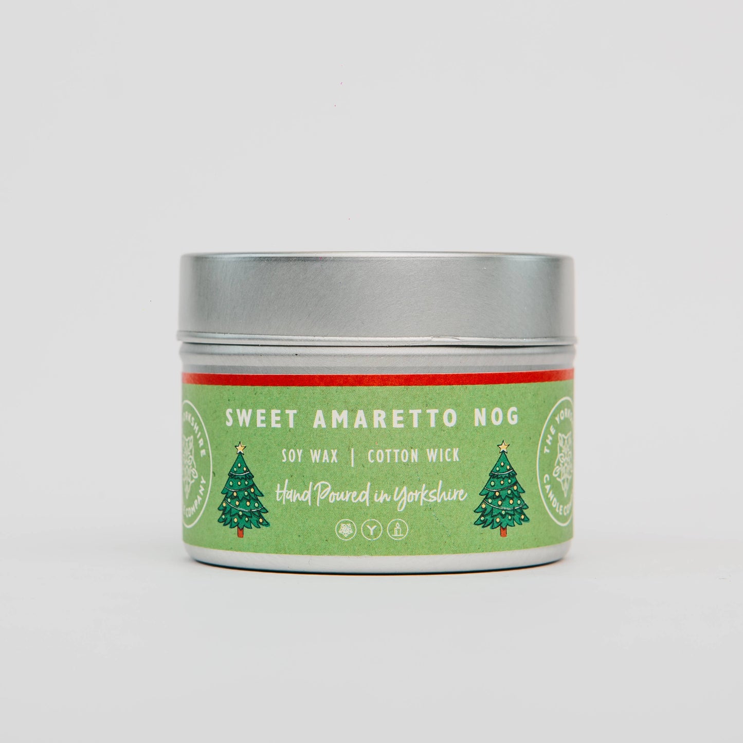 Sweet Amaretto Nog Small Candle Tin | Scented Candle: Small Candle