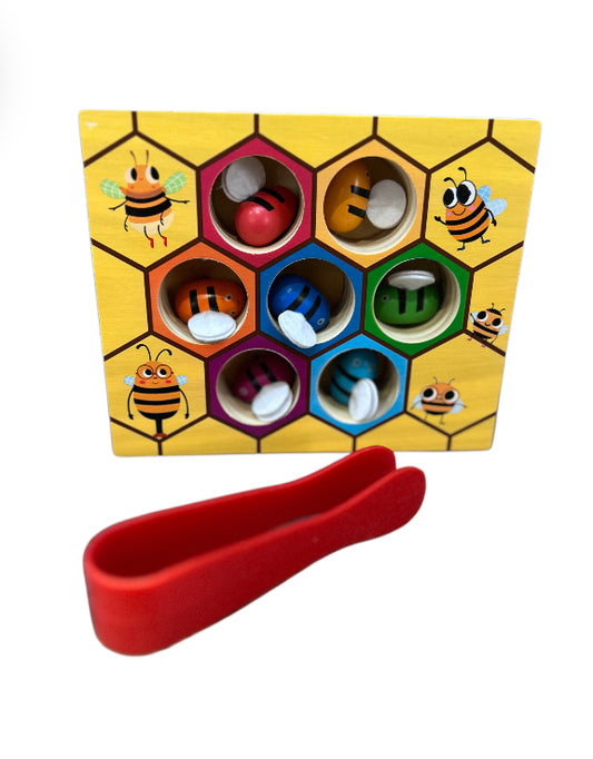 Wooden Bee to Hive game