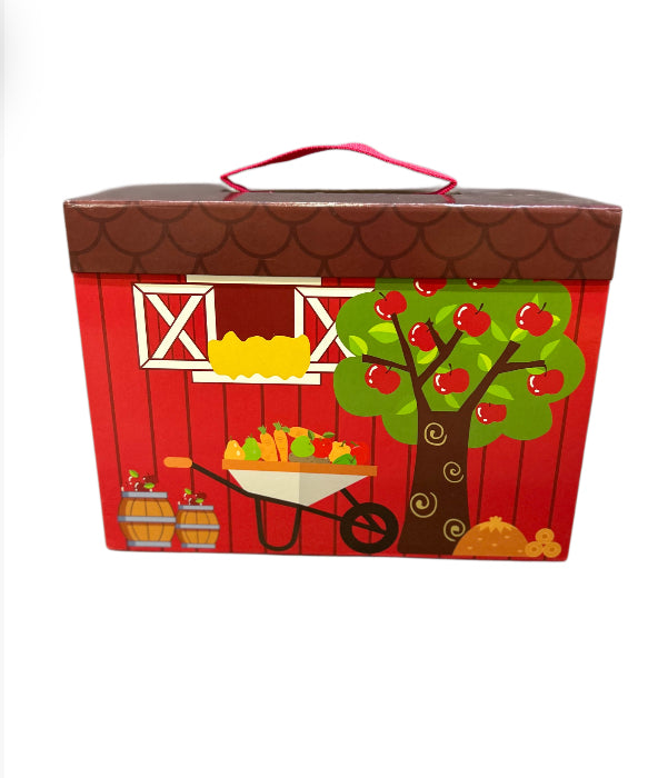 Wooden Farm Animal Playset