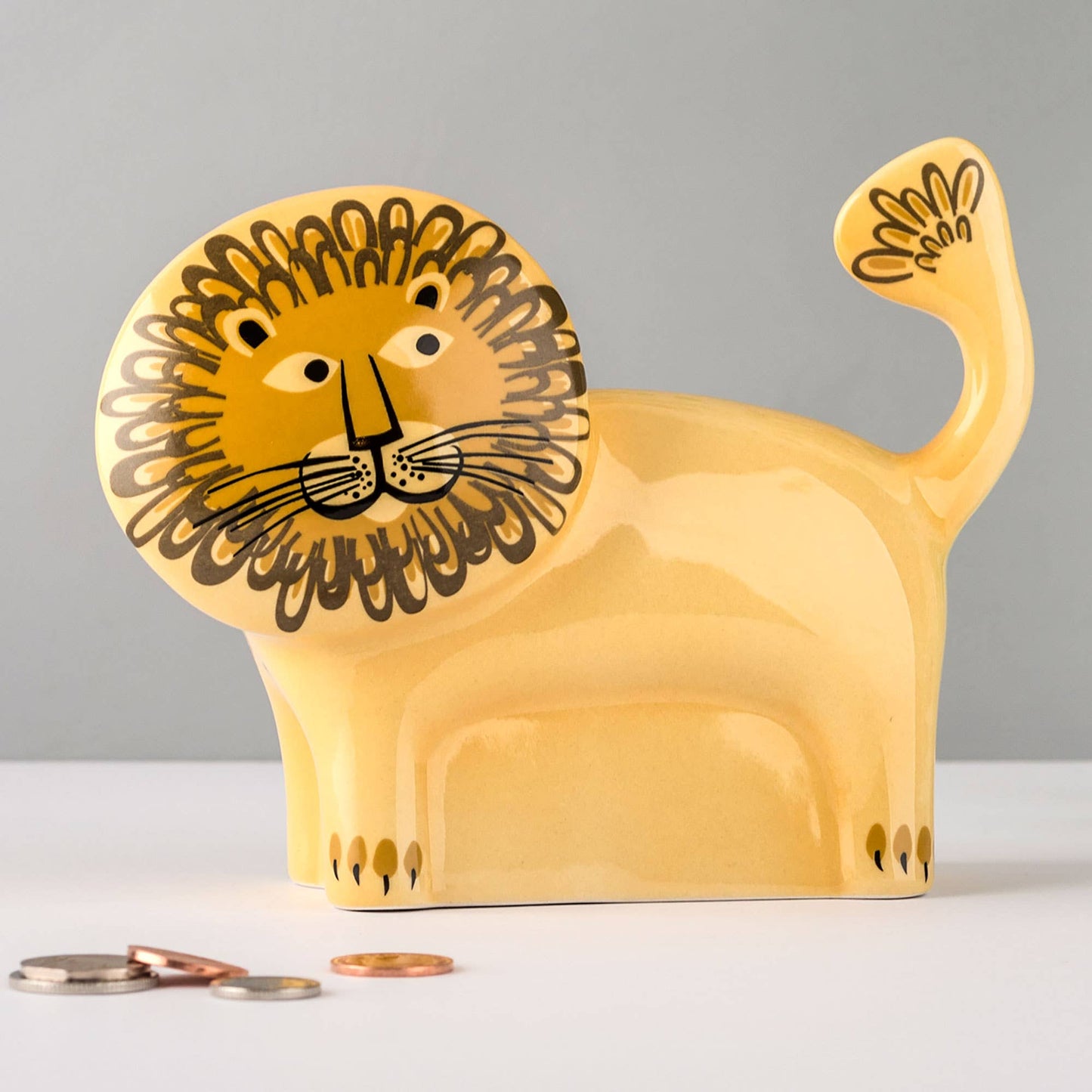Hannah Turner Ltd - Handmade Ceramic Lion Money Box
