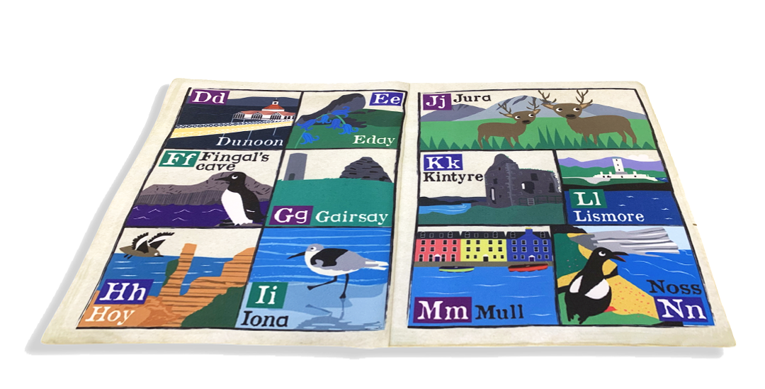 Jo & Nic's Crinkly Cloth Books - Nursery Times Crinkly Newspaper - Scottish Isles