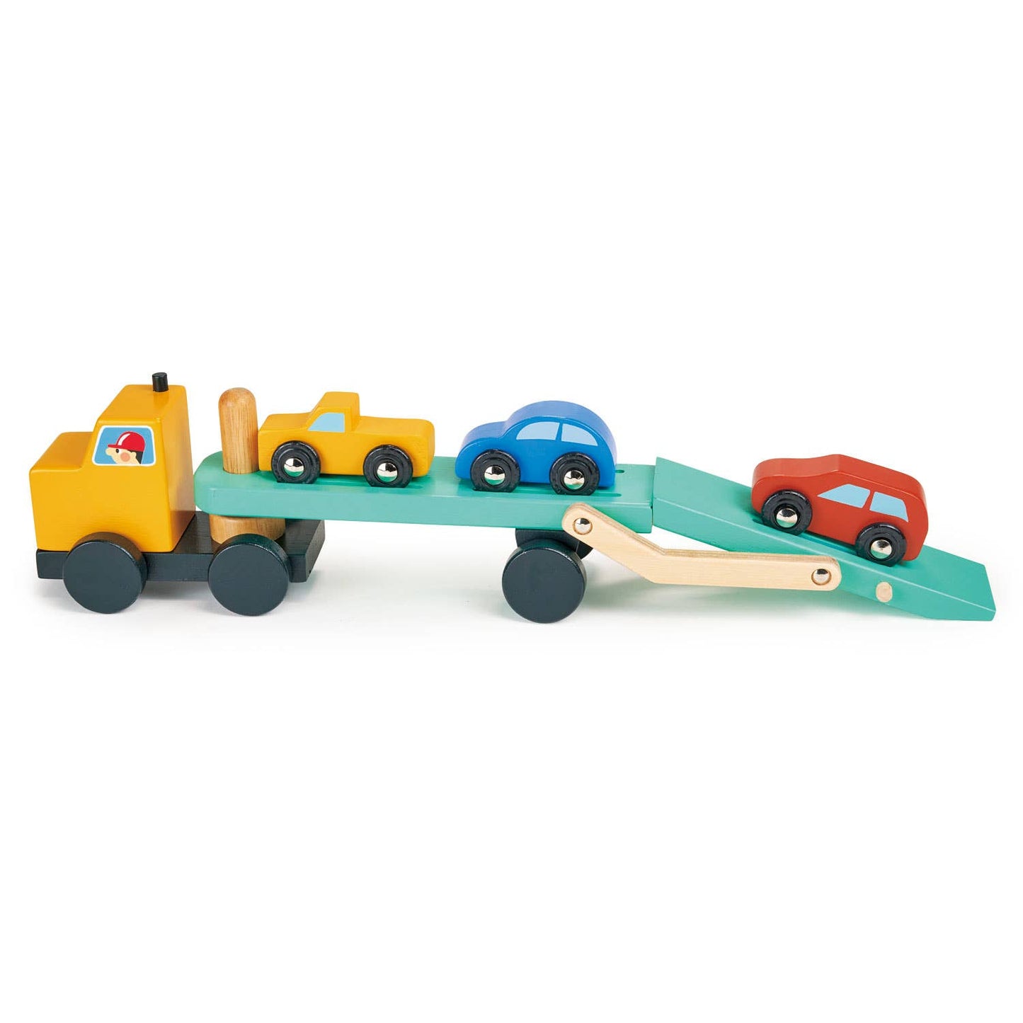 ThreadBear Design Ltd - Wooden Toy Vehicle Transporter For Kids