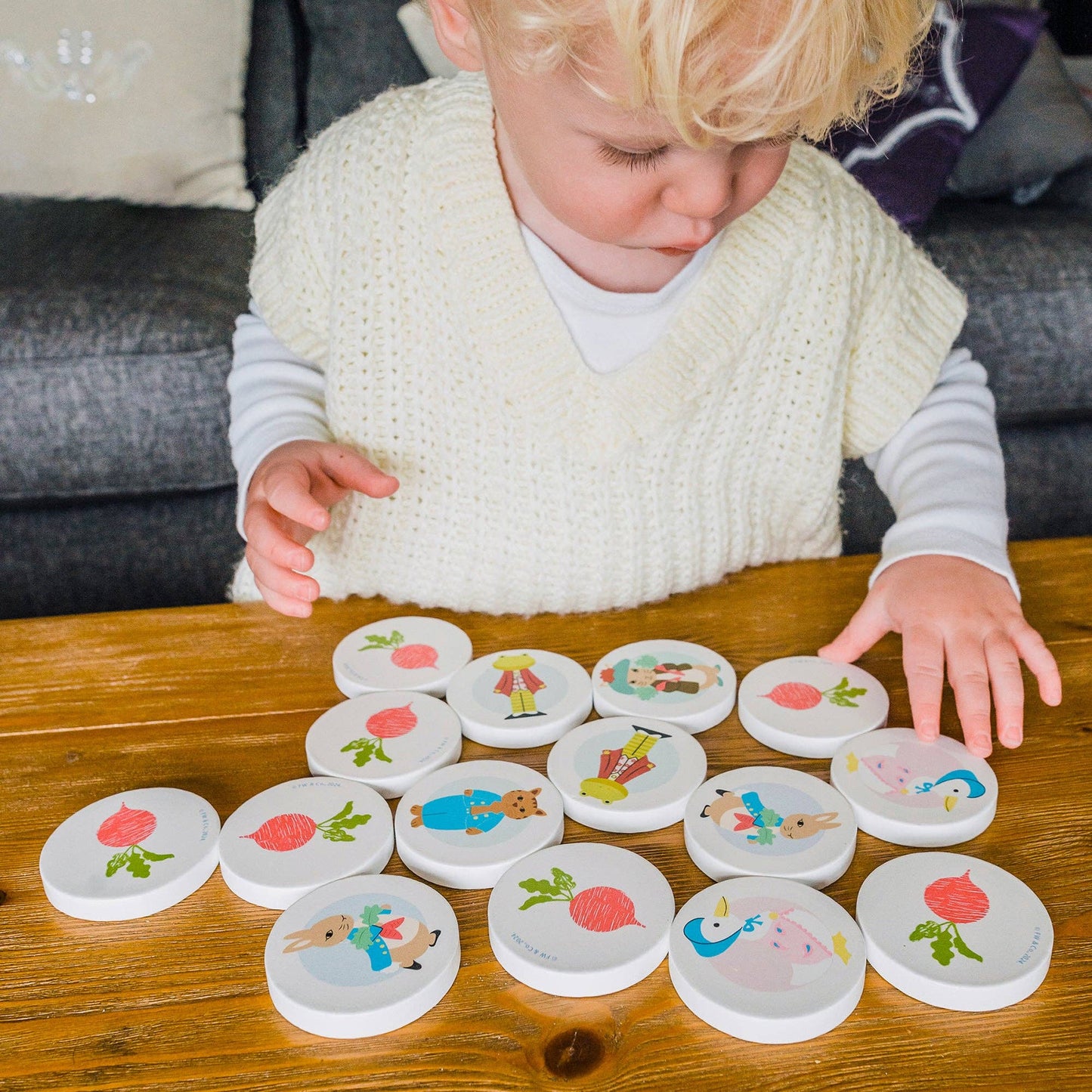 Orange Tree Toys - NEW Wooden Peter Rabbit™ Memory Game