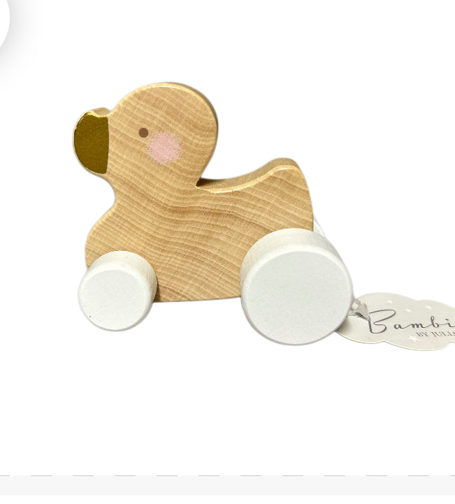 Wooden Duck Push Along Toy