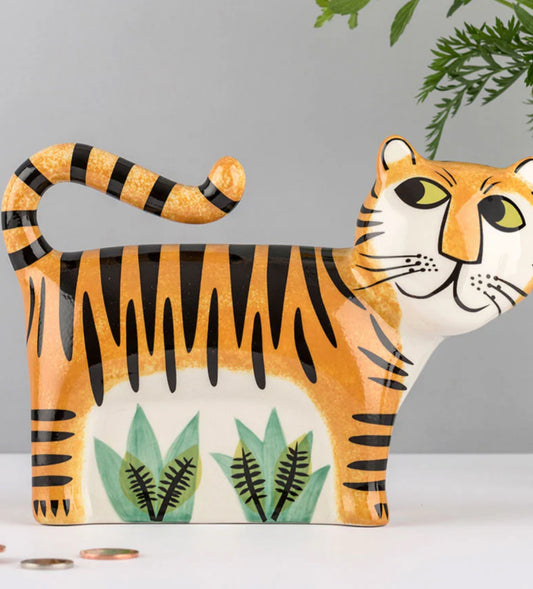 Hannah Turner Ltd - Handmade Ceramic Tiger Money Box