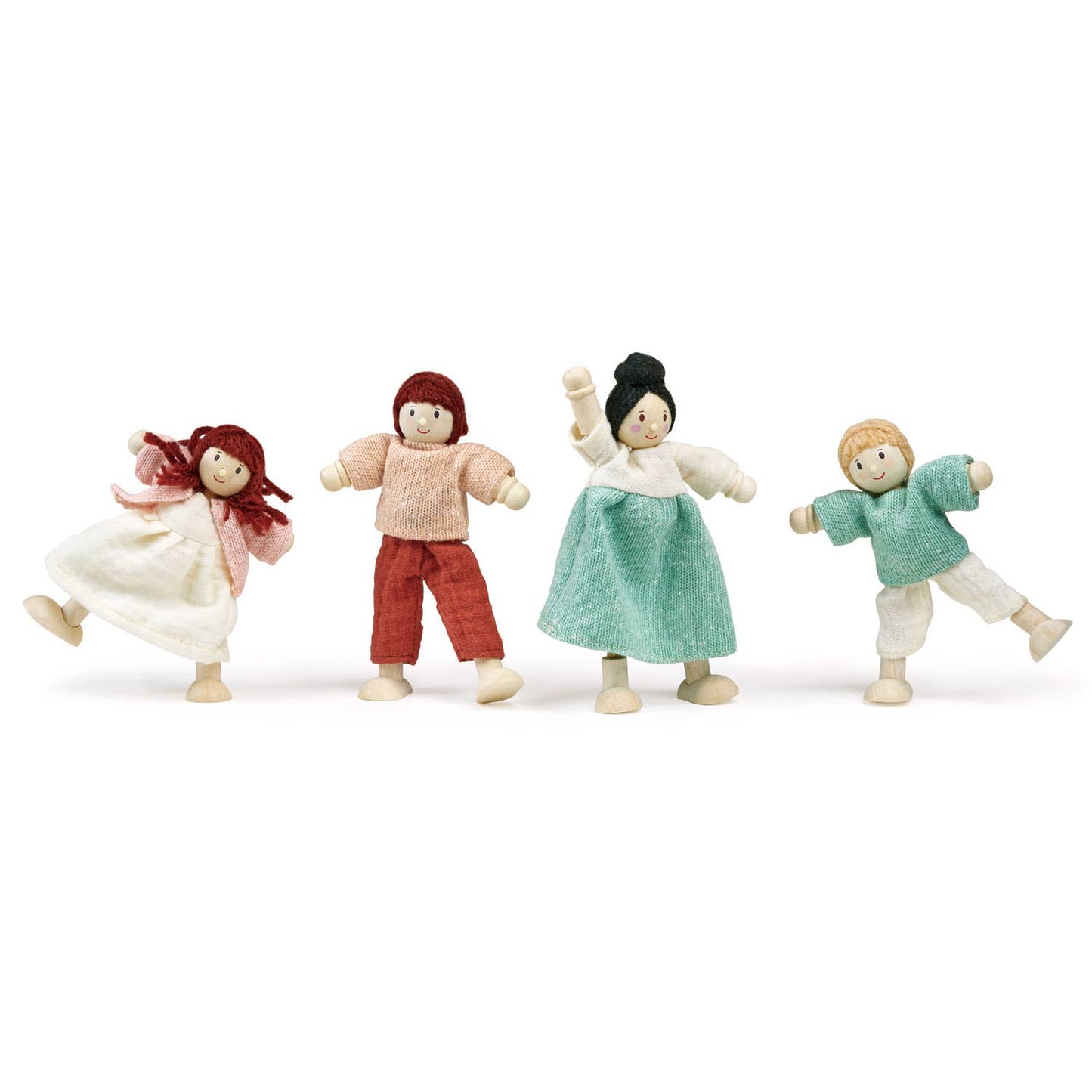 ThreadBear Design Ltd - Wooden Toy The Honeybunch Doll Family For Kids