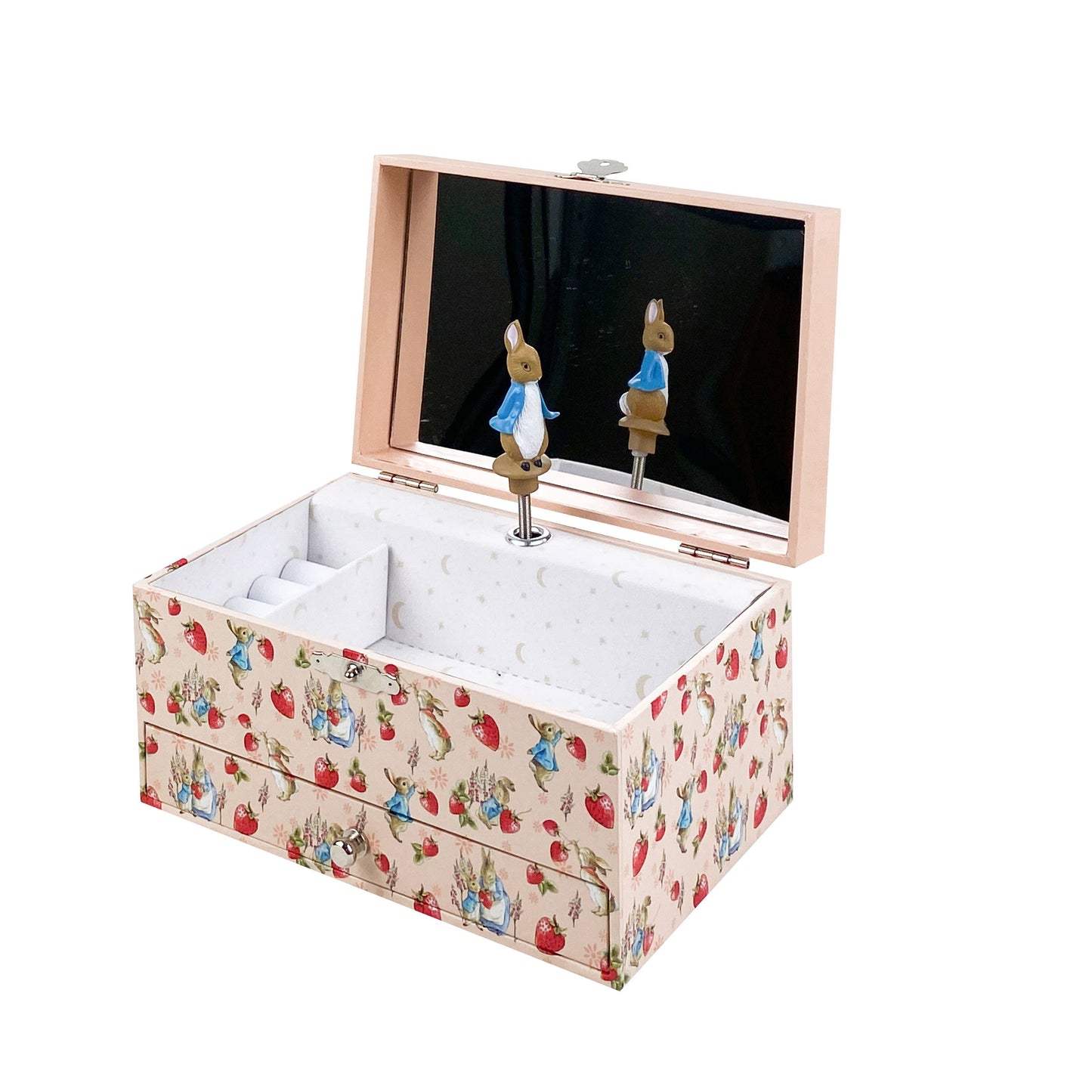 TROUSSELIER SAS - Peter Rabbit© Strawberries Musical Jewelry Box - New