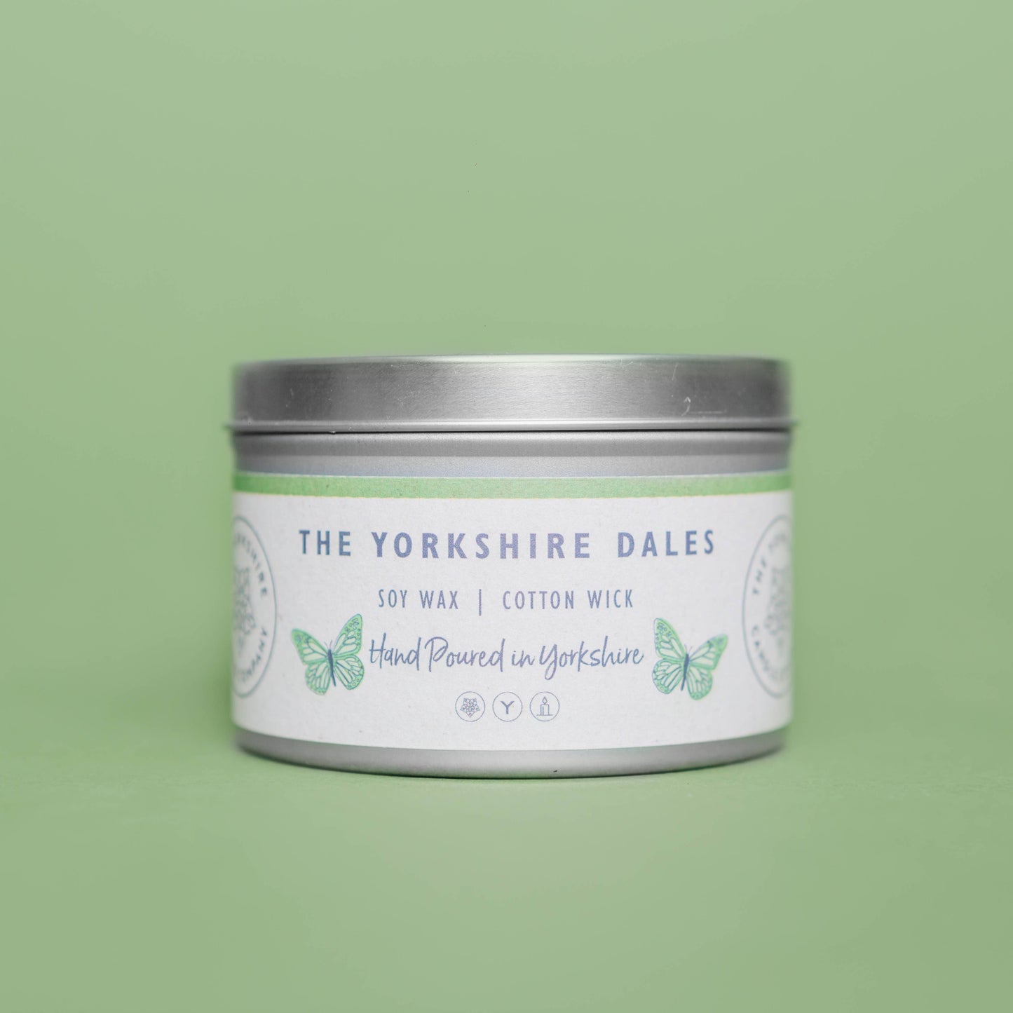 The Yorkshire Candle Company Limited - The Yorkshire Dales Large Tin| Scented Candle | Soy Wax