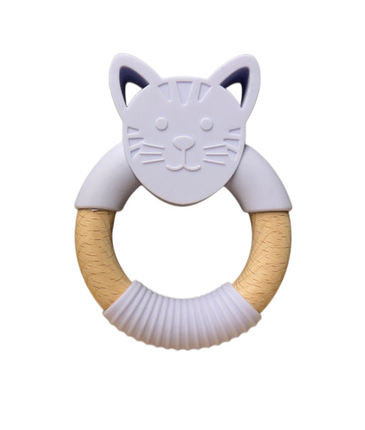 Silicone and Beechwood Teether