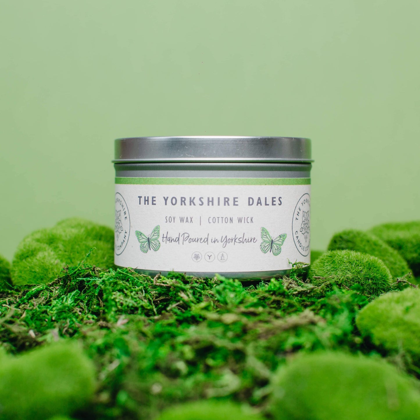 The Yorkshire Candle Company Limited - The Yorkshire Dales Large Tin| Scented Candle | Soy Wax
