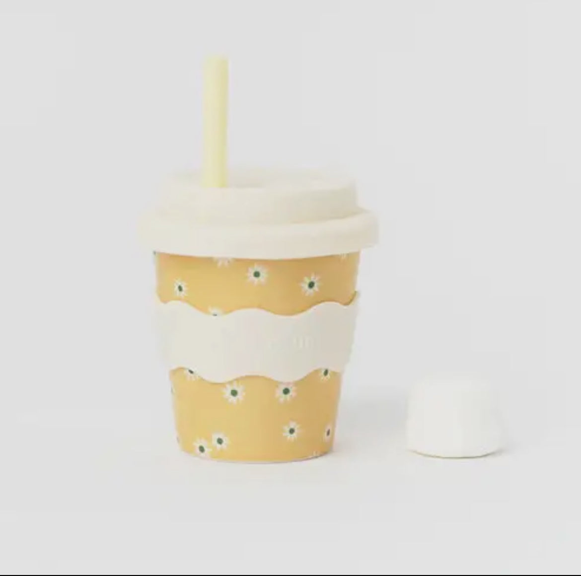 Chino Club Yellow Daisy Babychino Cup 4oz