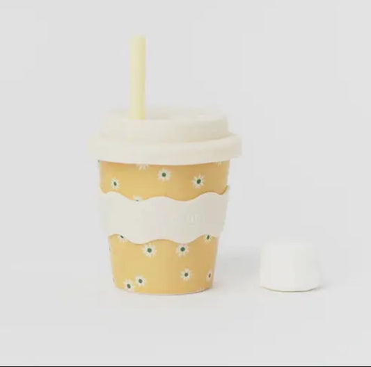 Chino Club Yellow Daisy Babychino Cup 4oz