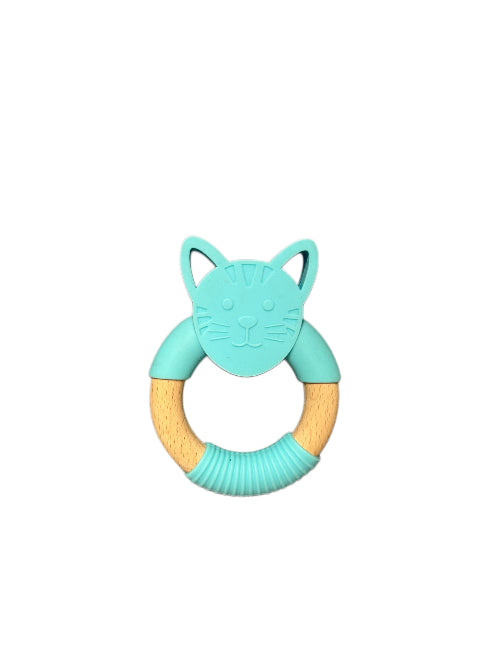 Silicone and Beechwood Teether