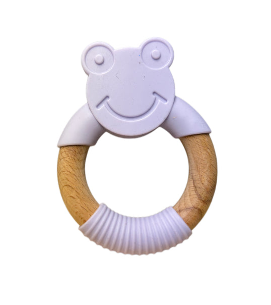 Silicone and Beechwood Teether