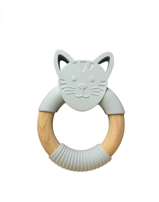 Silicone and Beechwood Teether