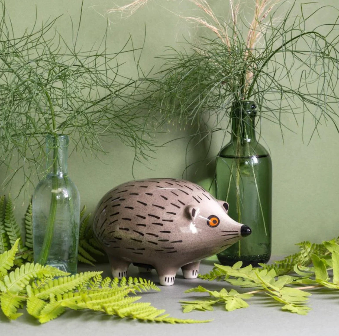 Hannah Turner Ltd - Handmade Ceramic Hedgehog Money Box