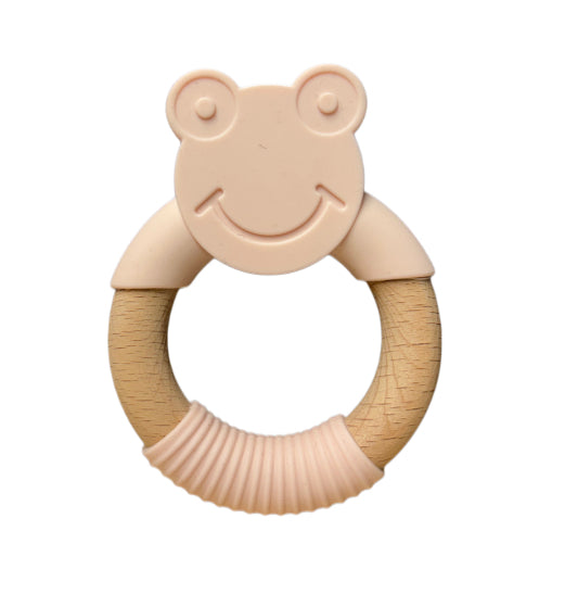 Silicone and Beechwood Teether