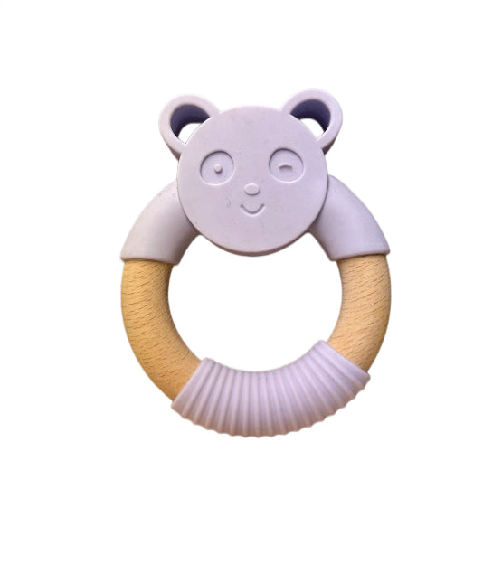 Silicone and Beechwood Teether