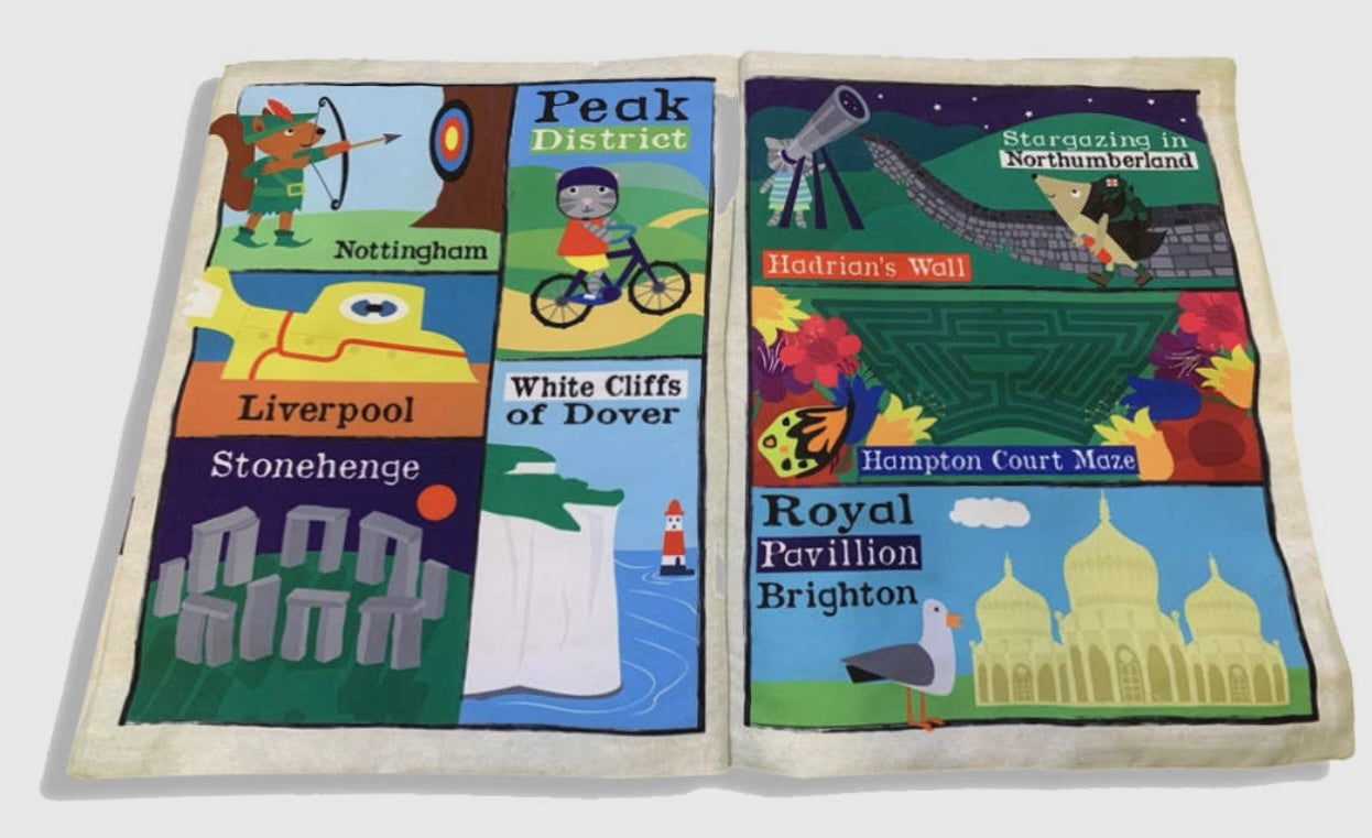 Jo & Nic's Crinkly Cloth Books - Nursery Times Crinkly Newspaper - England