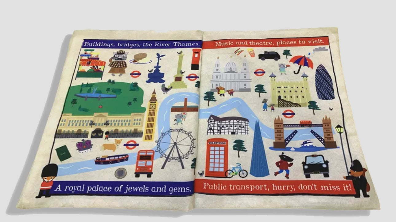 Jo & Nic's Crinkly Cloth Books - Nursery Times Crinkly Newspaper - London