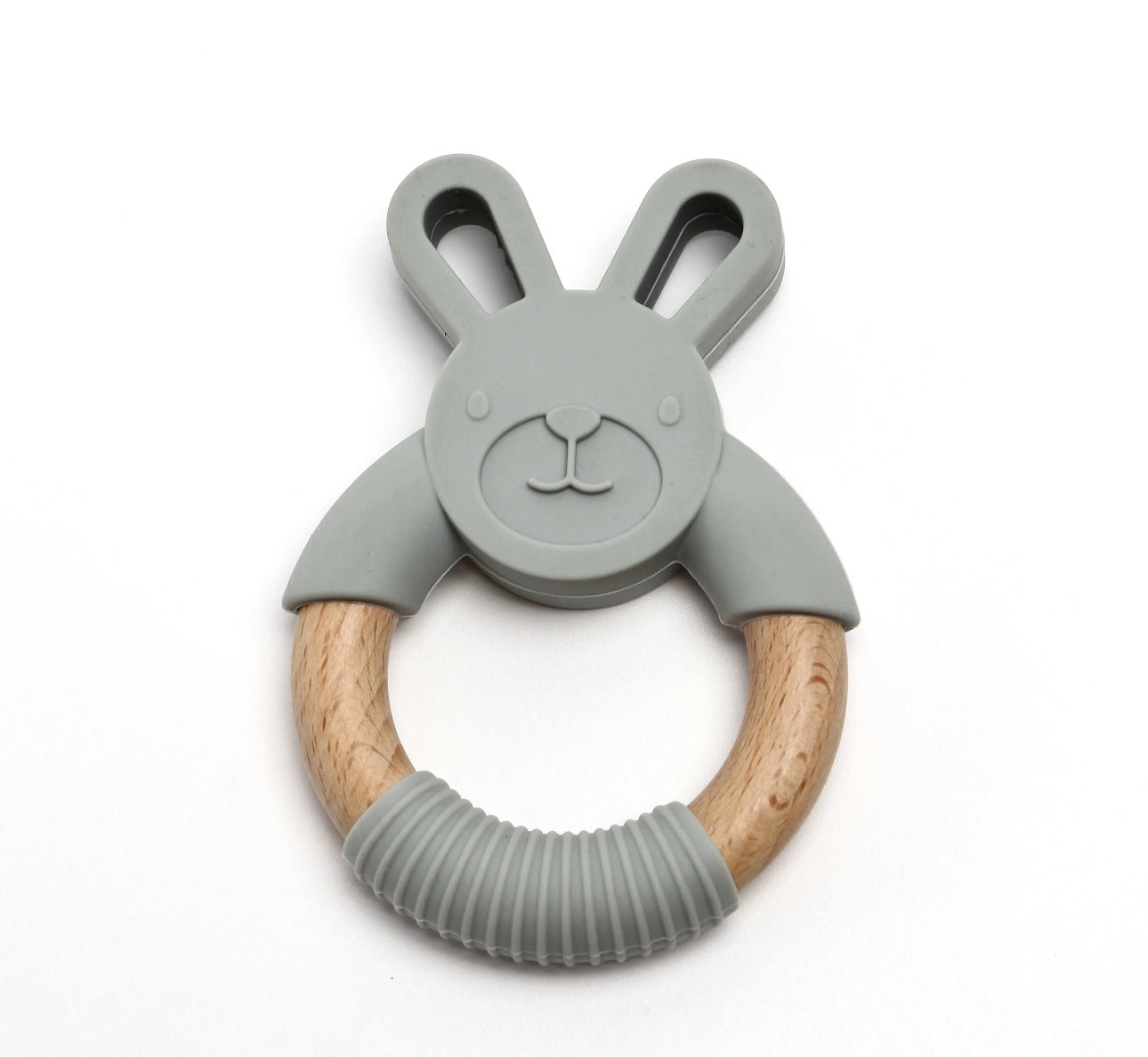 Silicone and Beechwood Teether