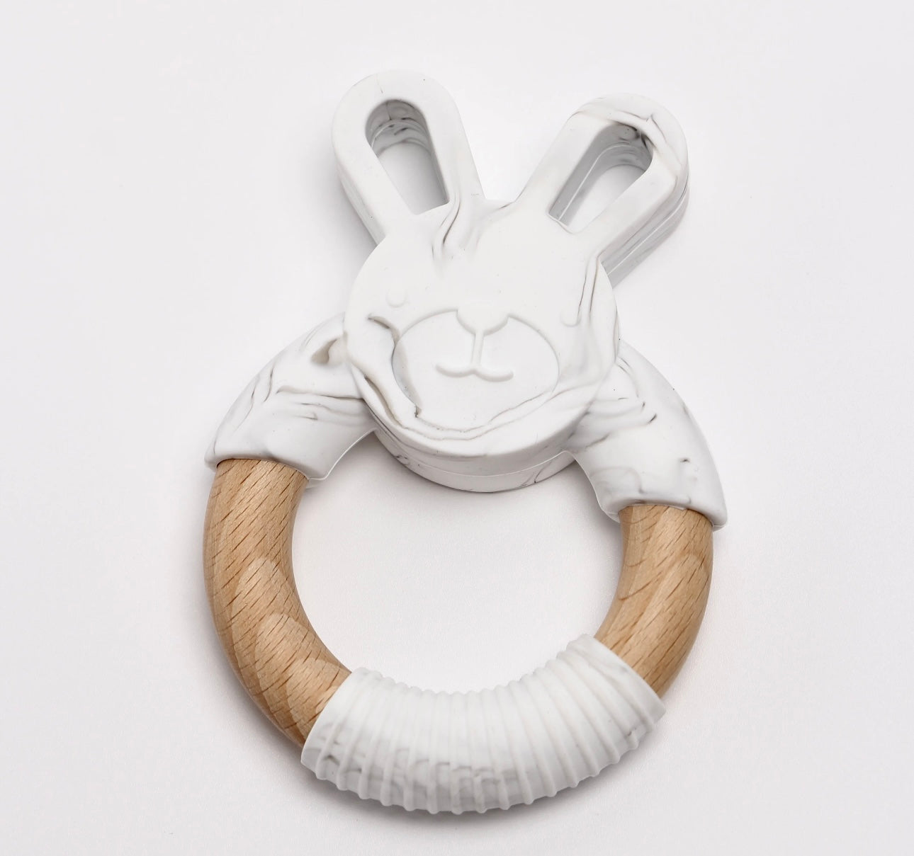 Silicone and Beechwood Teether