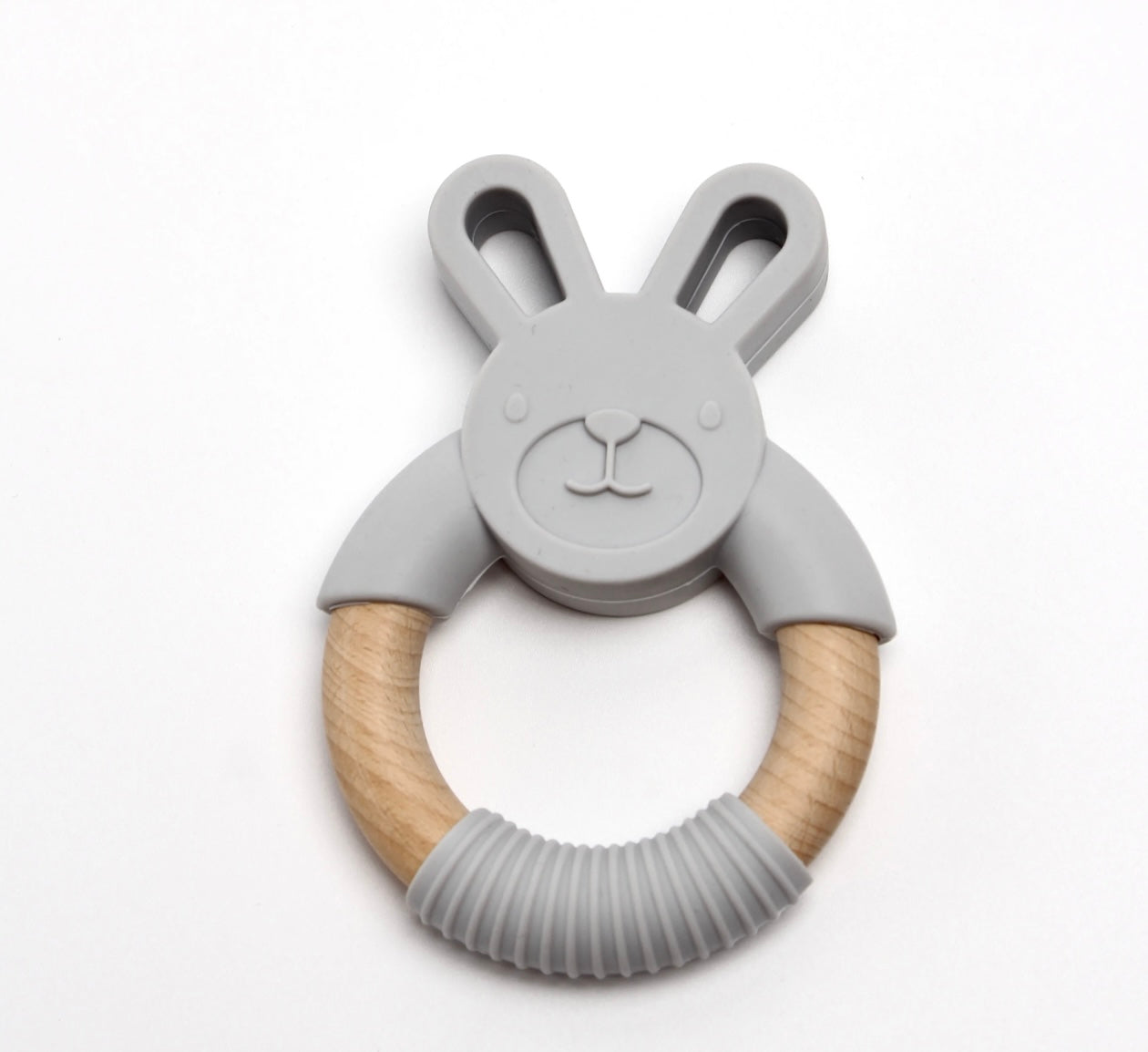 Silicone and Beechwood Teether