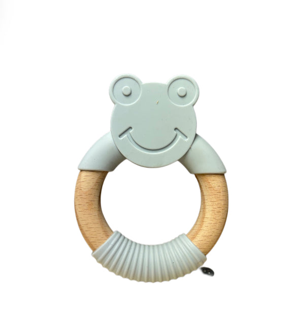 Silicone and Beechwood Teether