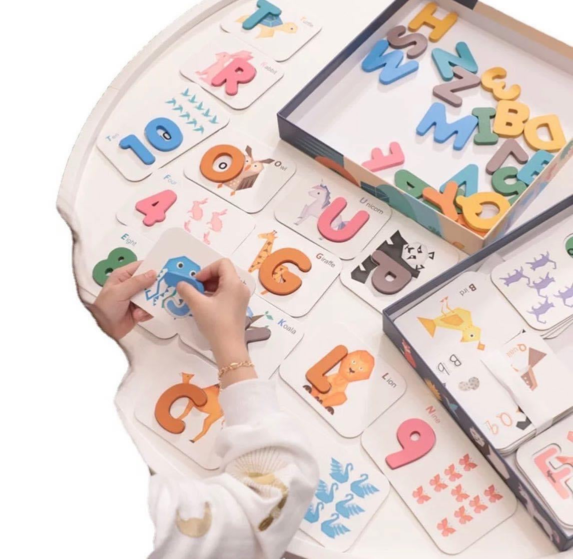 Alphabet and Number Matching Cards