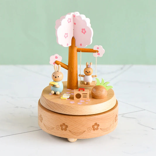 Wooden Music Box - Blossom