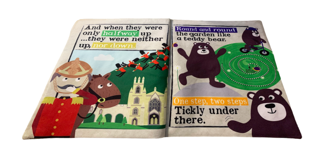 Jo & Nic's Crinkly Cloth Books - Nursery Times Crinkly Newspaper - Nursery Rhymes 2