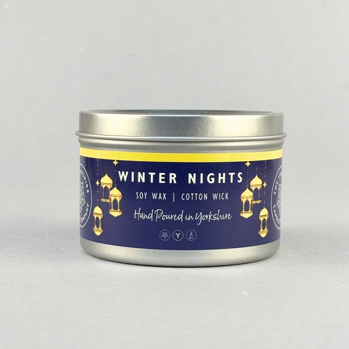 Winter Nights Small Tin | Scented Candle | Soy Wax