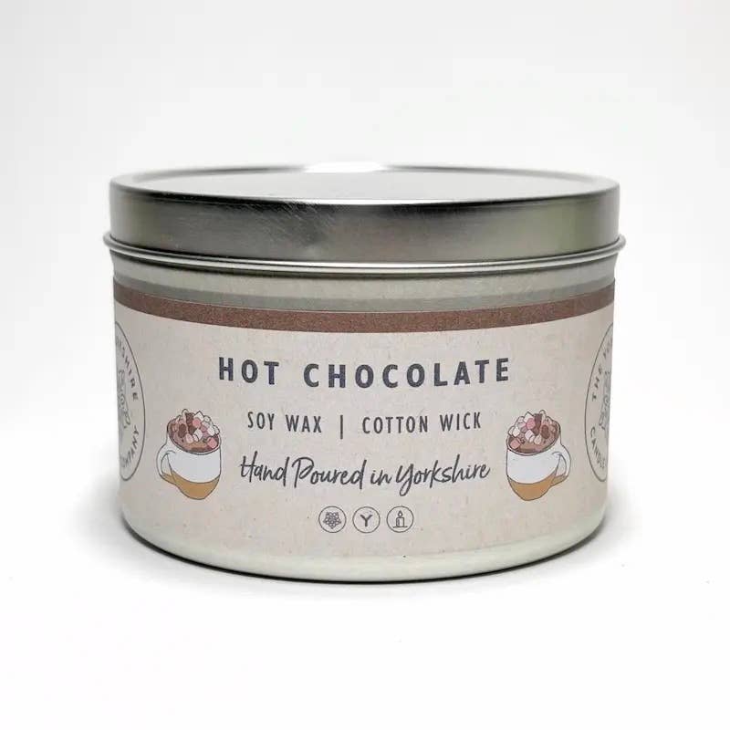 Hot Chocolate Small Tin |Scented Candle |Vegan Friendly