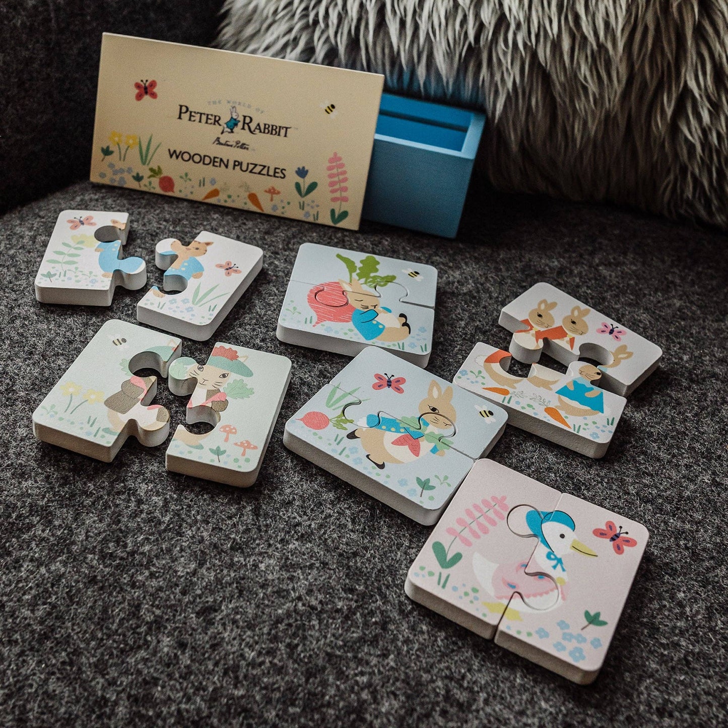 Orange Tree Toys - NEW! Peter Rabbit™ Wooden Puzzle Set