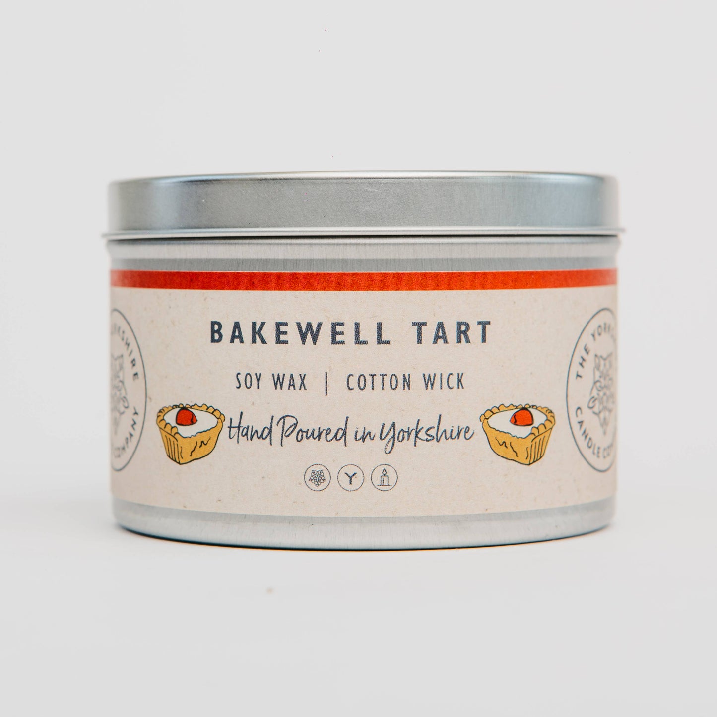 Bakewell Tart Large Tin | Scented Candle | Soy Wax
