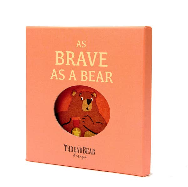 ThreadBear Design Ltd - Brave as a Bear Rag Book