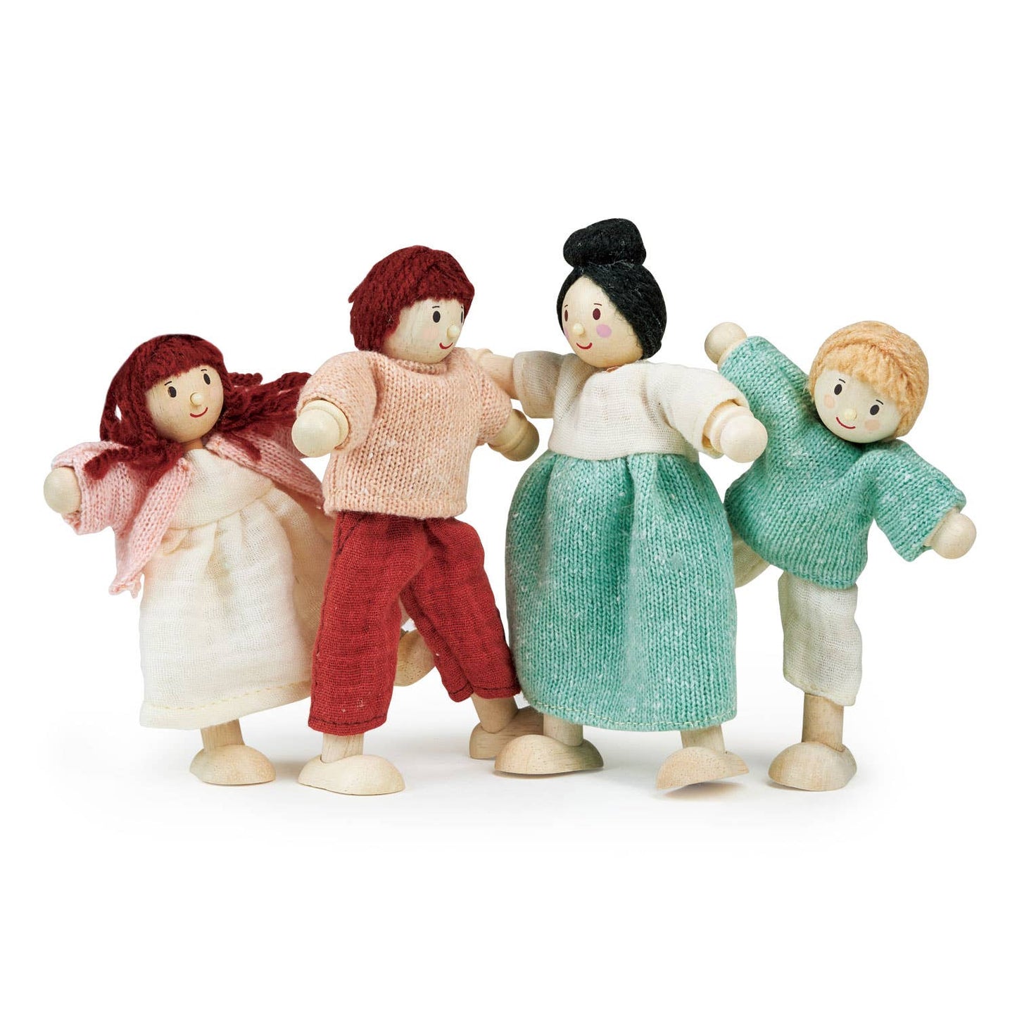 ThreadBear Design Ltd - Wooden Toy The Honeybunch Doll Family For Kids