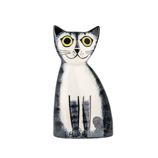 Hannah Turner Ltd - Handmade Ceramic Grey Tabby Cat Money Box