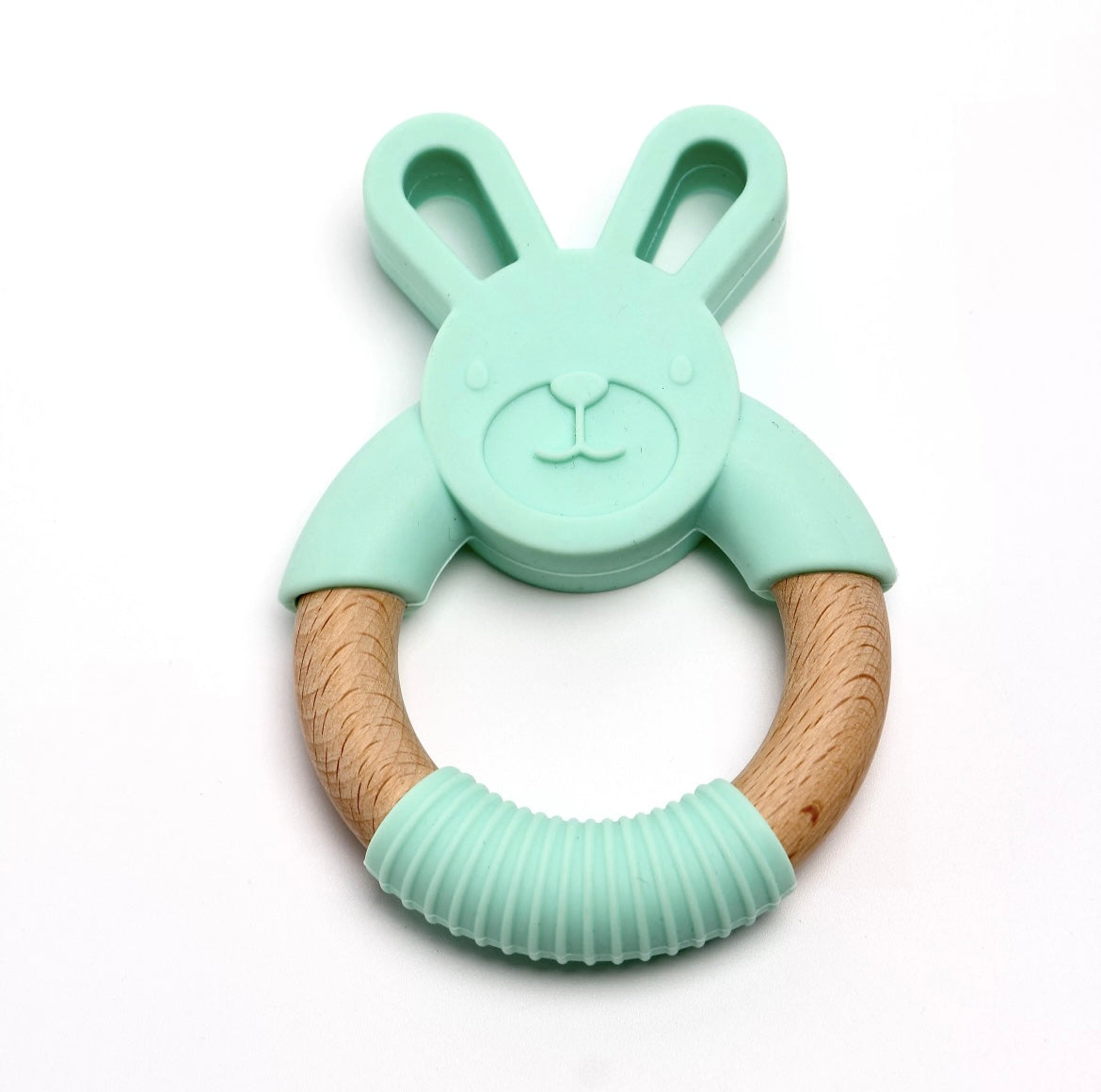 Silicone and Beechwood Teether