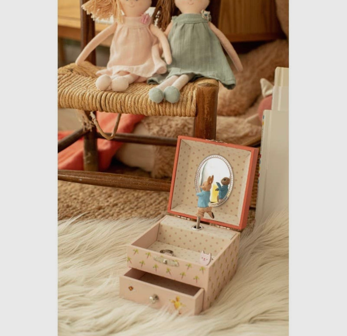 Music Box - Traditional Peter Rabbit Red Trim