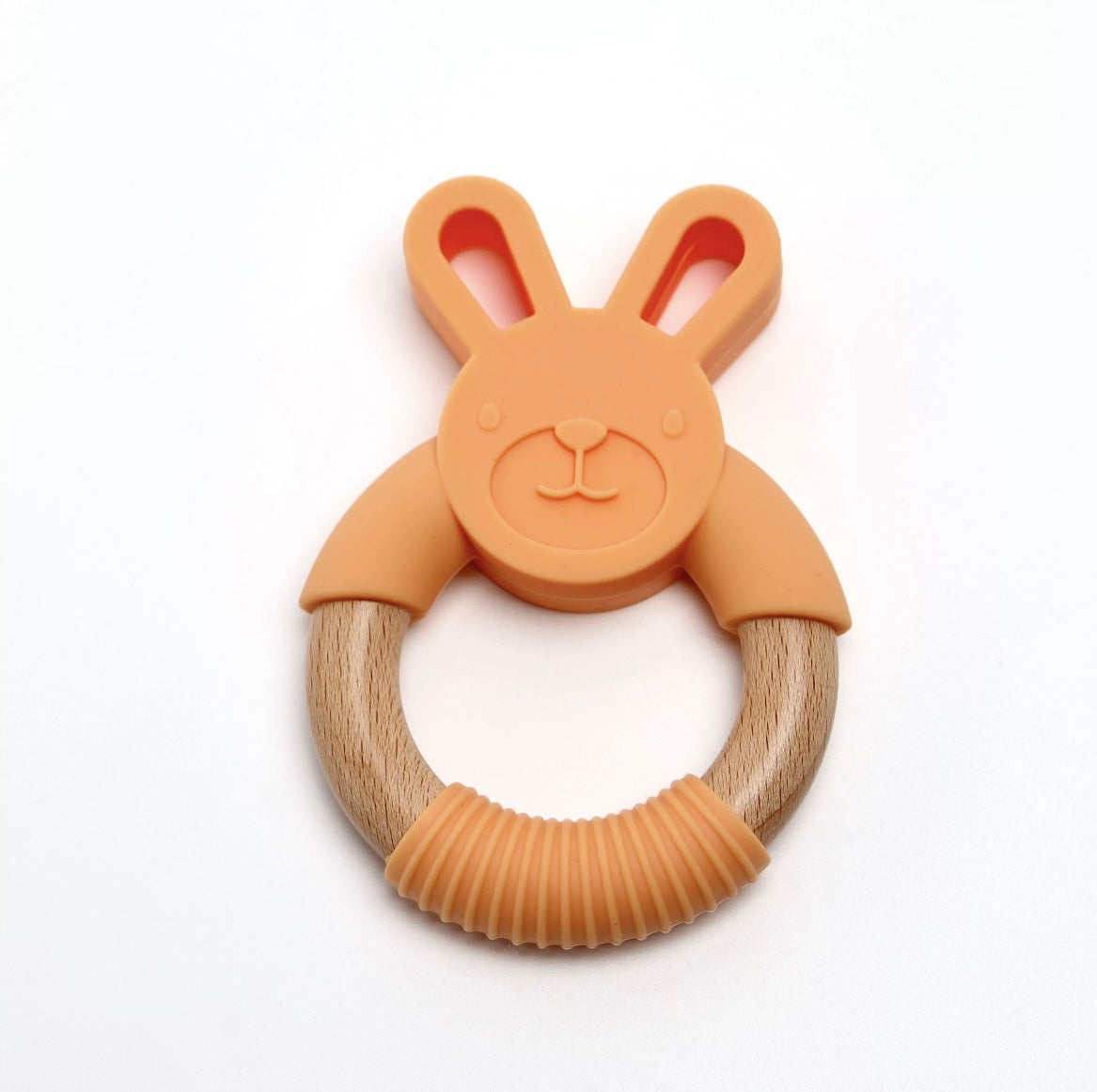 Silicone and Beechwood Teether