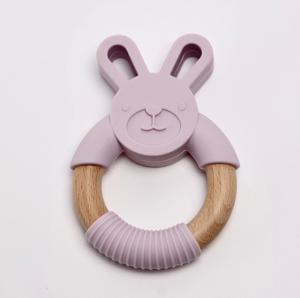 Silicone and Beechwood Teether