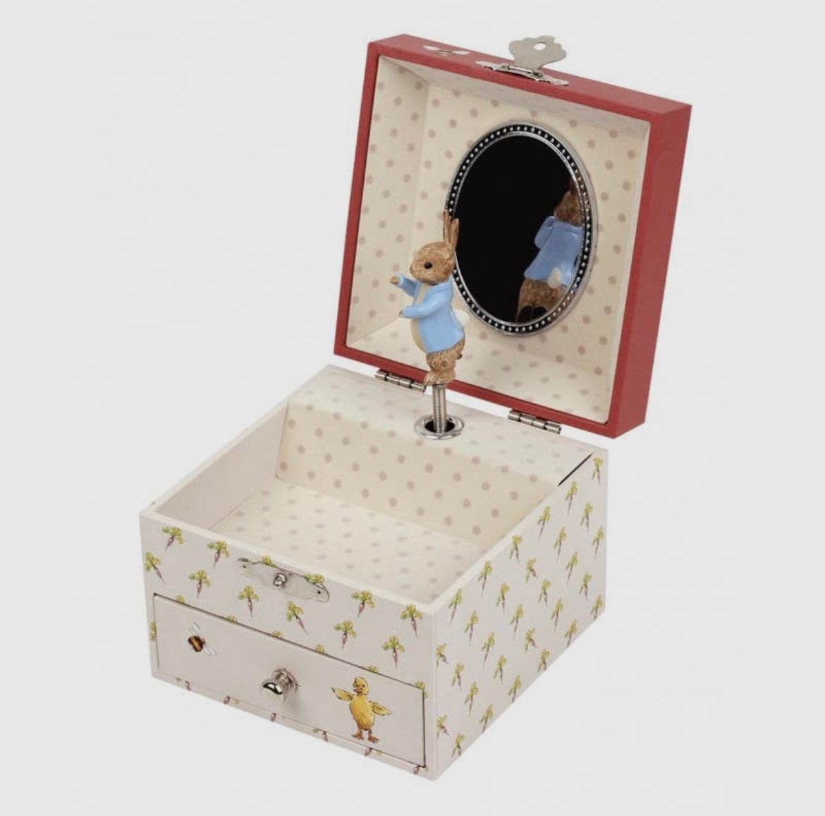 Music Box - Traditional Peter Rabbit Red Trim