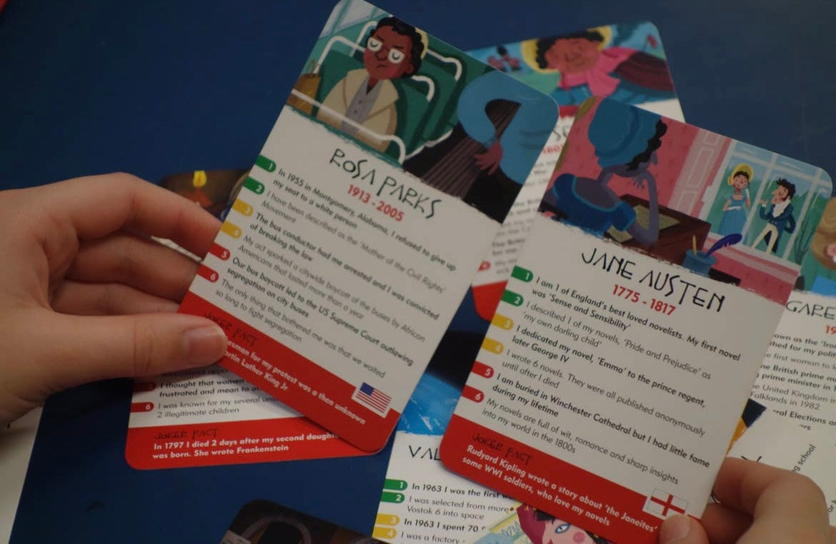 History Heroes - History Heroes: WOMEN in history card game