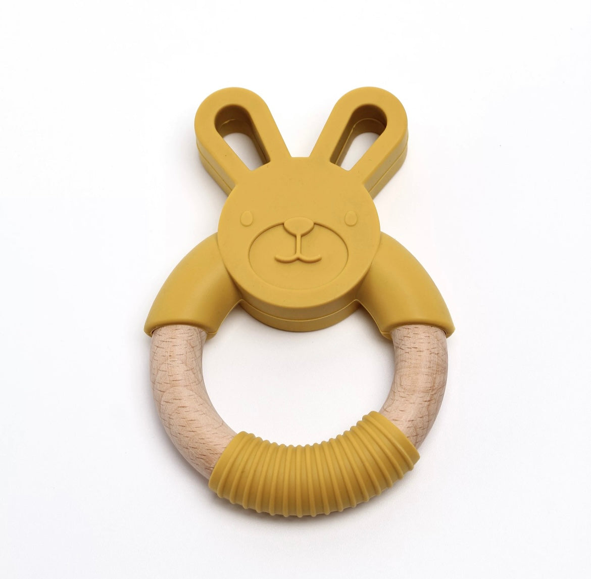 Silicone and Beechwood Teether