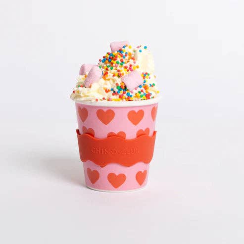 Heart Valentines Babychino Cup 4oz