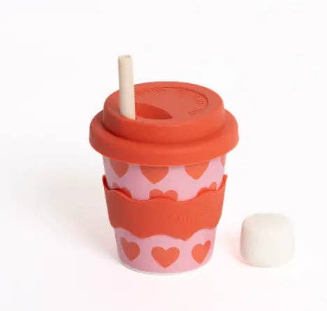 Heart Valentines Babychino Cup 4oz