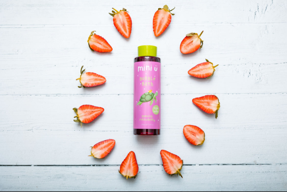 Mini U Sparkling Strawberry Bubble Bath - 250ml