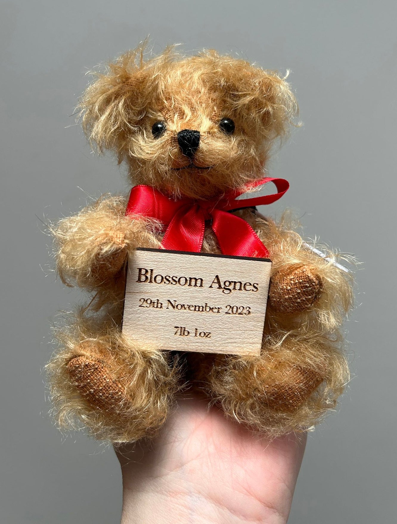 Golden Peter - Traditional jointed mohair teddy bear