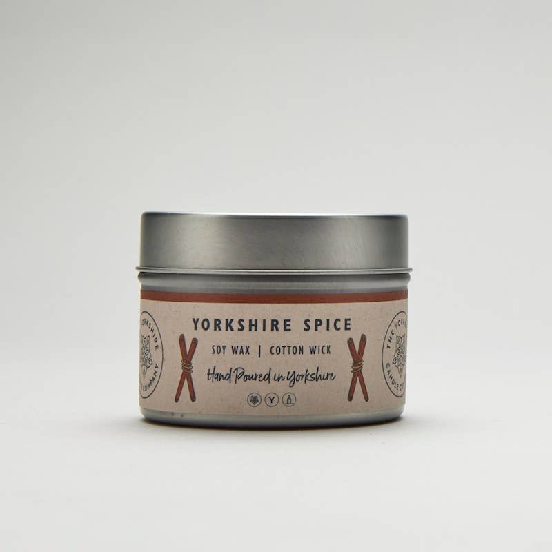 Yorkshire Spice Small Tin | Scented Candle | Soy Wax